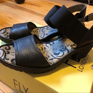 Fly London Heeled Sandals sz 38